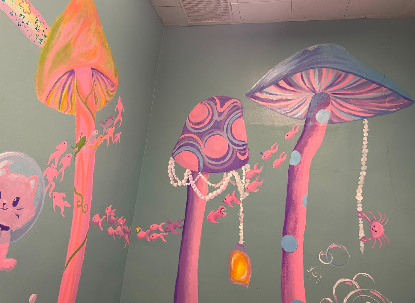 Back Wall and Part of Left Side Wall